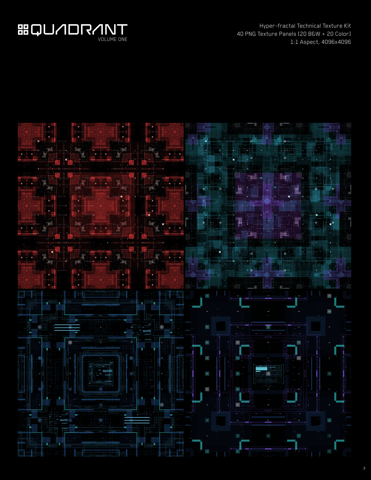Quadrant Texture Kit Volume 1 - detail page 2