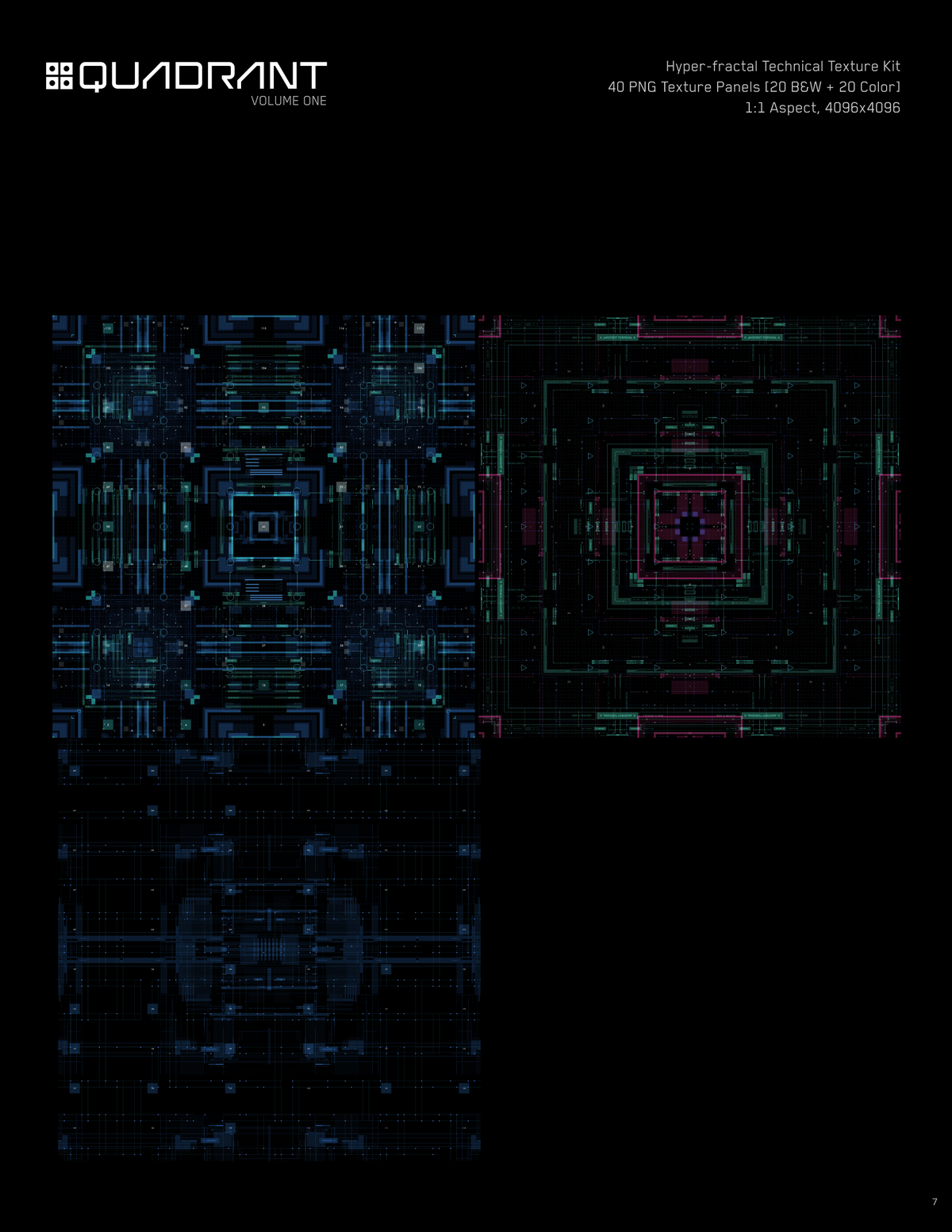 Quadrant Texture Kit Volume 1 - detail page 4