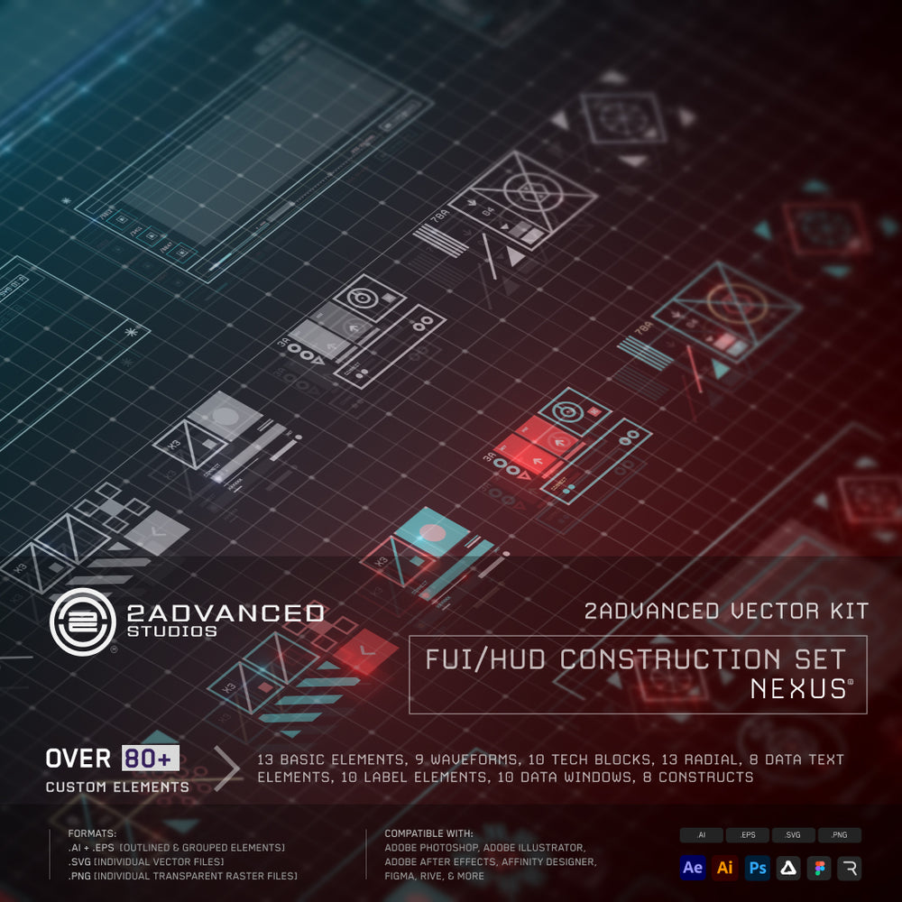 FUI/HUD Construction Set: "Nexus©"