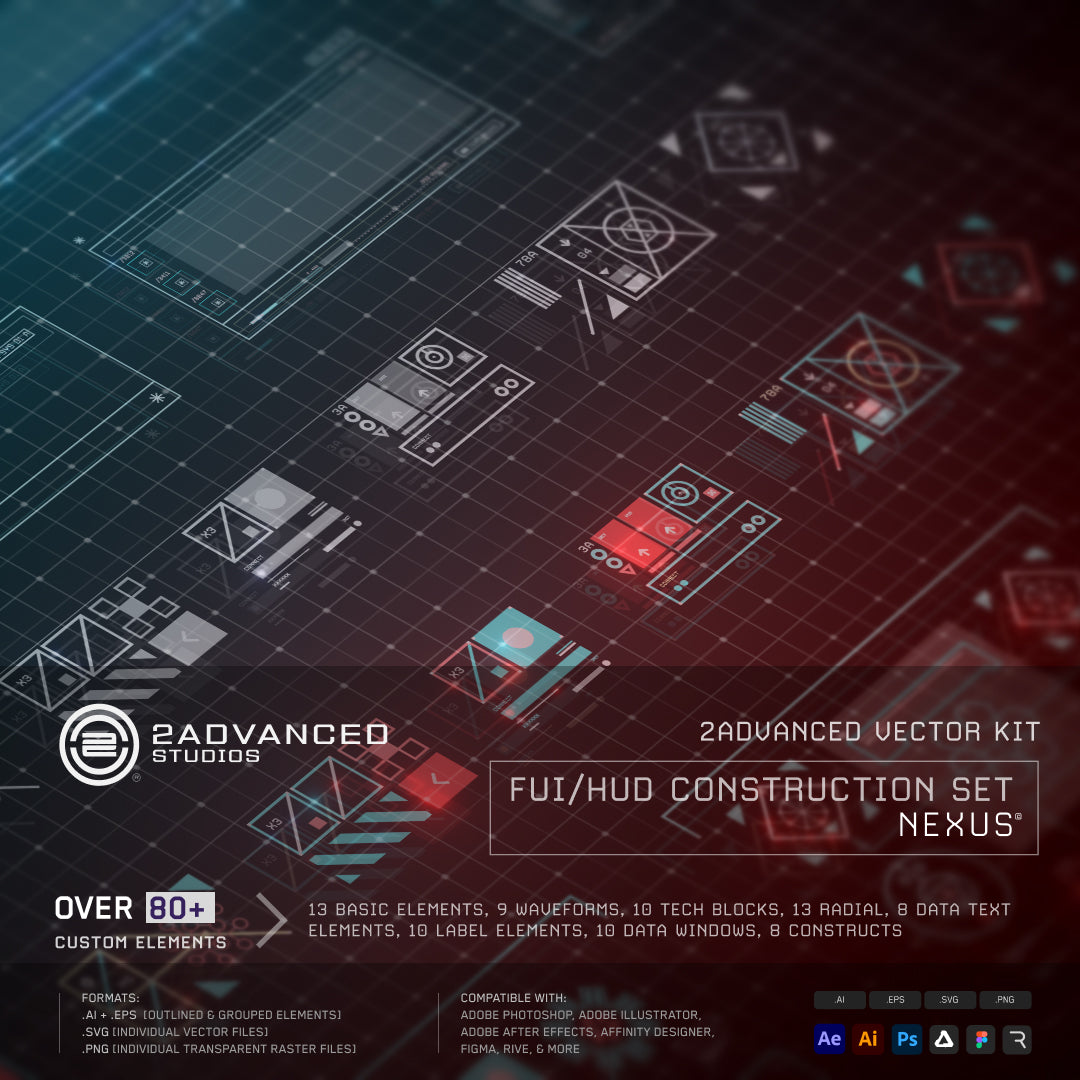 FUI/HUD Construction Set: "Nexus©"